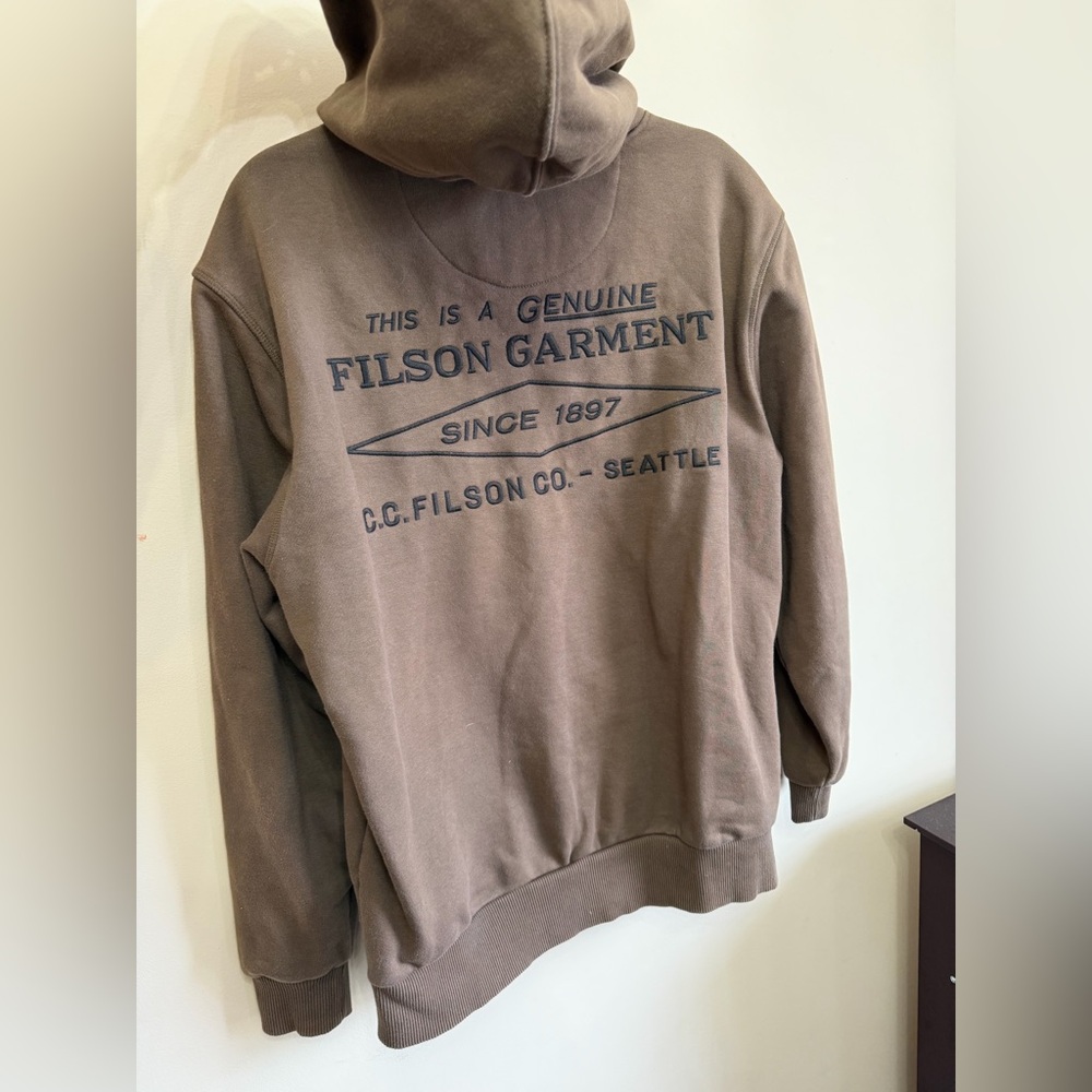 Filson Brown Graphic Hoodie
